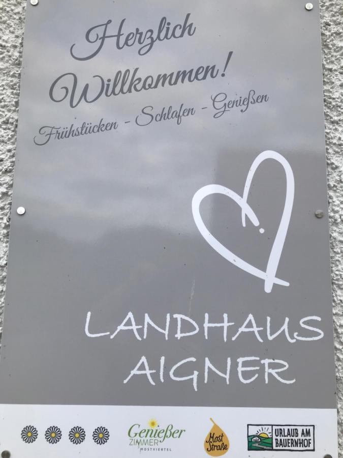 Landhaus Aigner Allhartsberg Eksteriør billede
